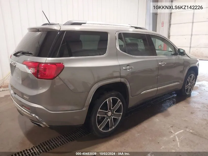 1GKKNXLS6KZ142226 2019 GMC Acadia Denali