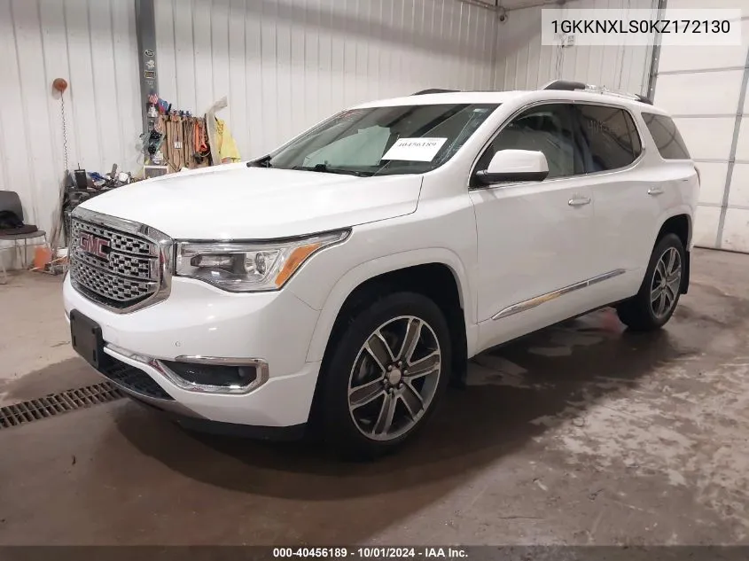 1GKKNXLS0KZ172130 2019 GMC Acadia Denali