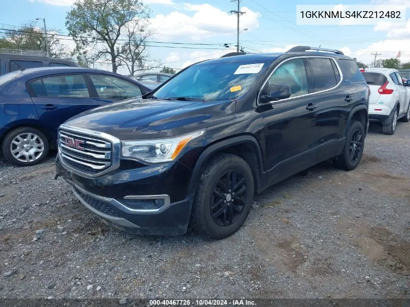 1GKKNMLS4KZ212482 2019 GMC Acadia Slt-1