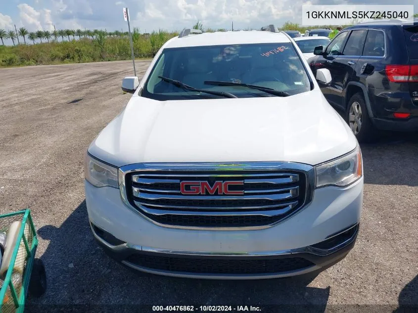 1GKKNMLS5KZ245040 2019 GMC Acadia Slt-1