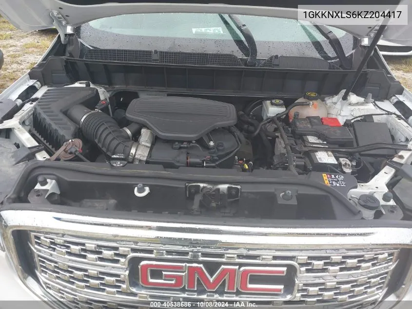 1GKKNXLS6KZ204417 2019 GMC Acadia Denali