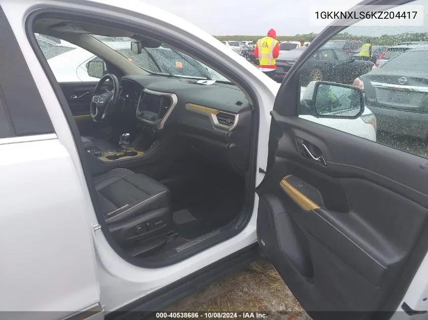 1GKKNXLS6KZ204417 2019 GMC Acadia Denali