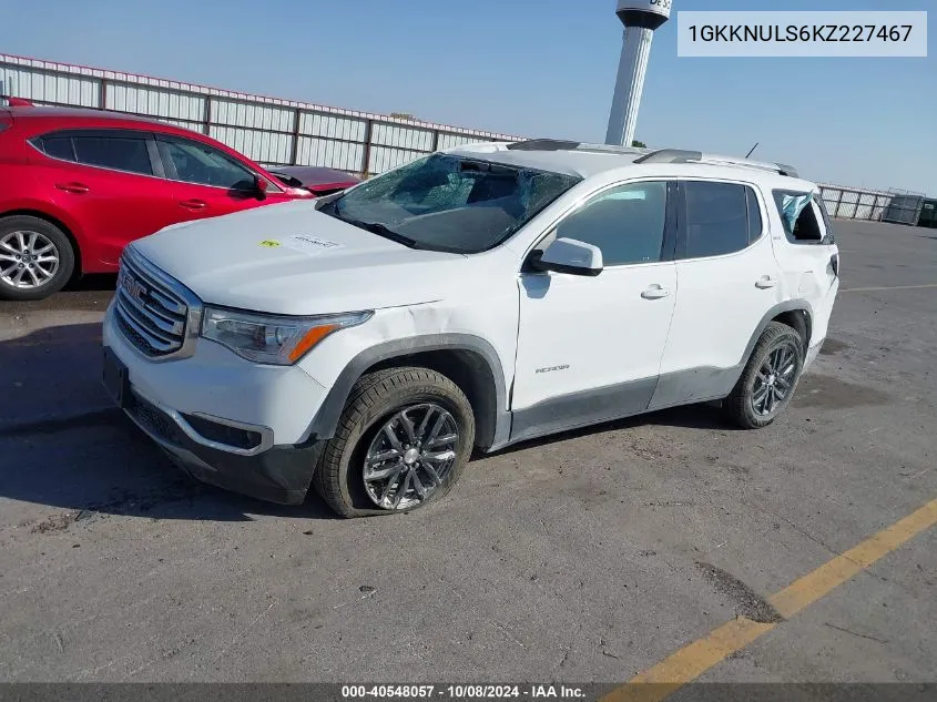 1GKKNULS6KZ227467 2019 GMC Acadia Slt-1