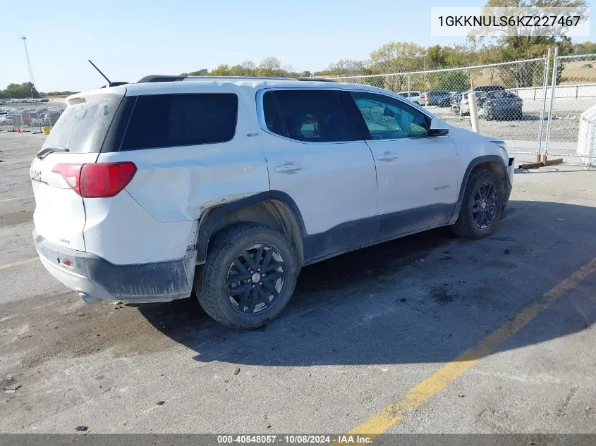 1GKKNULS6KZ227467 2019 GMC Acadia Slt-1