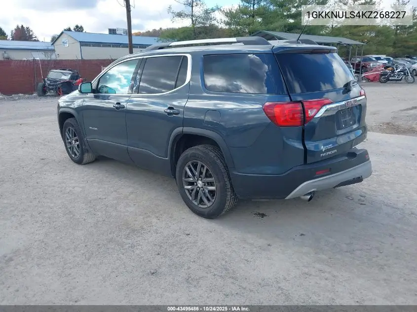 1GKKNULS4KZ268227 2019 GMC Acadia Slt-1