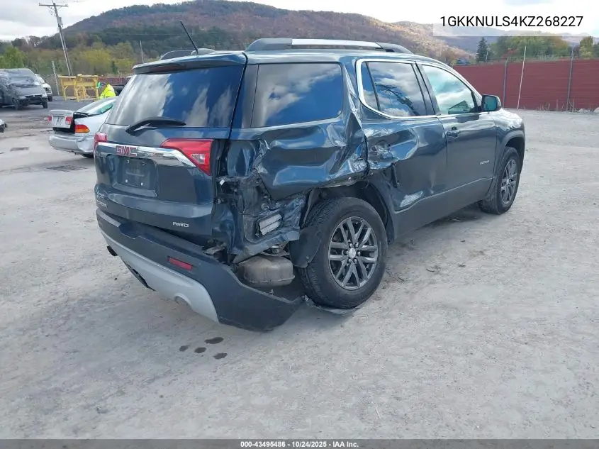 1GKKNULS4KZ268227 2019 GMC Acadia Slt-1