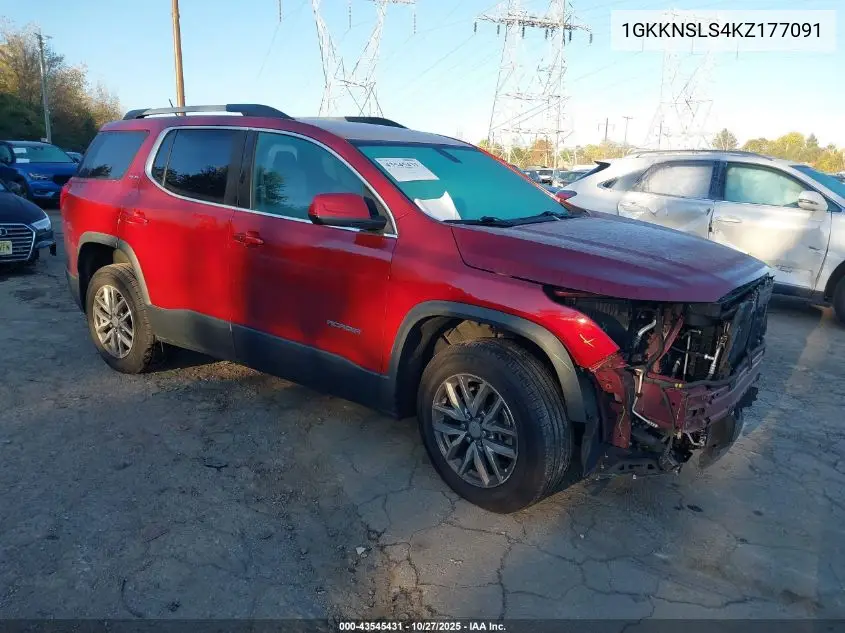 1GKKNSLS4KZ177091 2019 GMC Acadia Sle-2