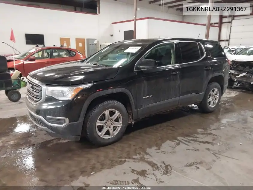 1GKKNRLA8KZ291367 2019 GMC Acadia Sle-1