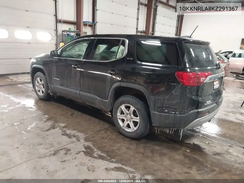 1GKKNRLA8KZ291367 2019 GMC Acadia Sle-1