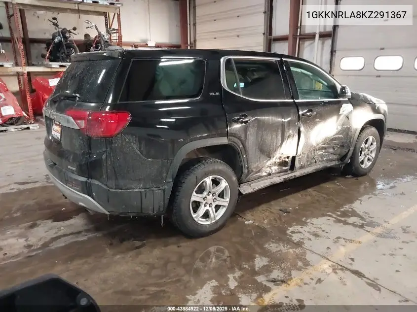 1GKKNRLA8KZ291367 2019 GMC Acadia Sle-1