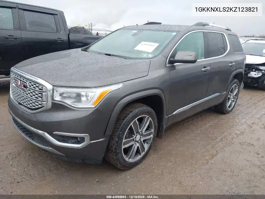 1GKKNXLS2KZ123821 2019 GMC Acadia Denali