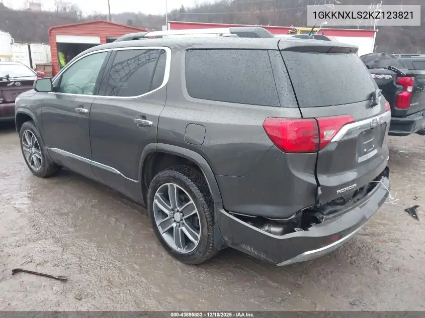 1GKKNXLS2KZ123821 2019 GMC Acadia Denali