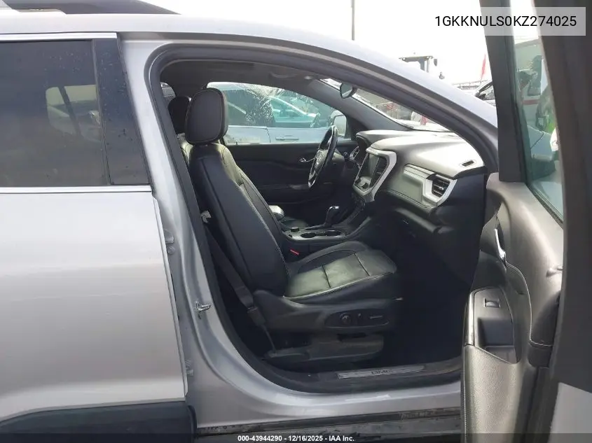1GKKNULS0KZ274025 2019 GMC Acadia Slt-1