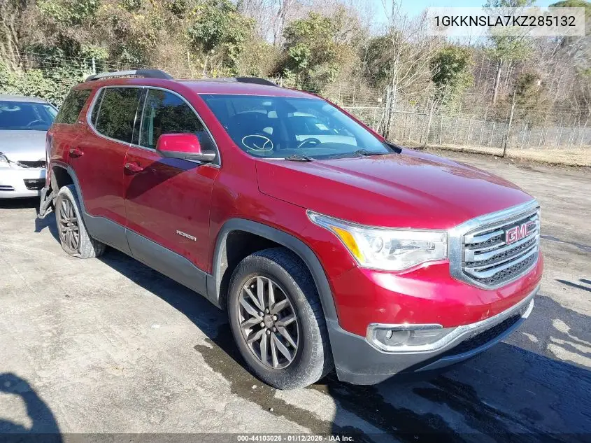 1GKKNSLA7KZ285132 2019 GMC Acadia Sle-2