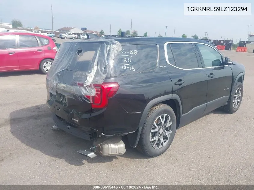 1GKKNRLS9LZ123294 2020 GMC Acadia Fwd Sle