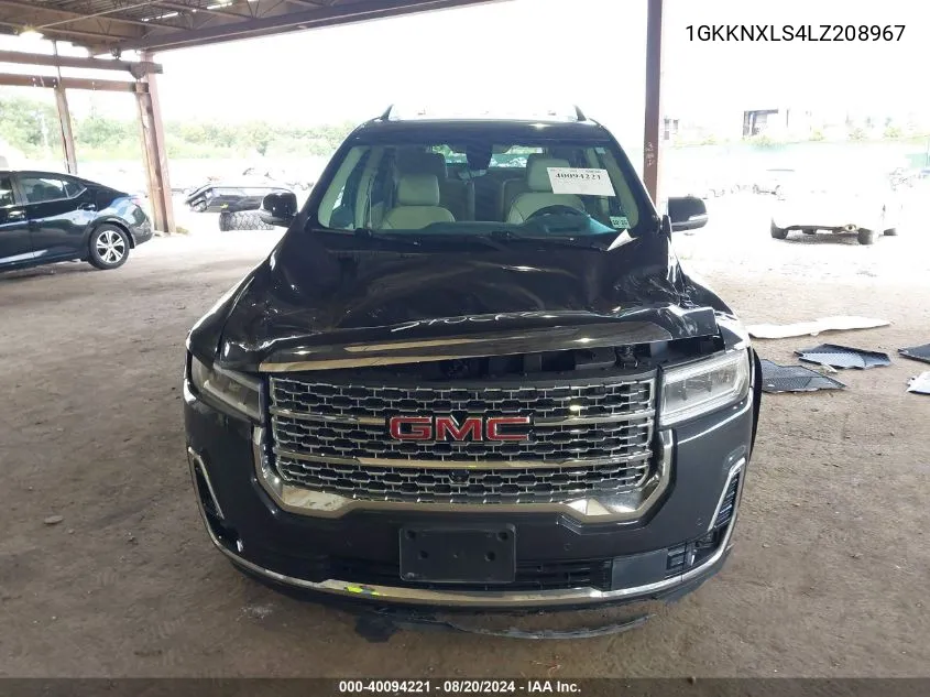 1GKKNXLS4LZ208967 2020 GMC Acadia Awd Denali