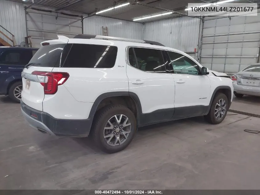 1GKKNML44LZ201677 2020 GMC Acadia Slt