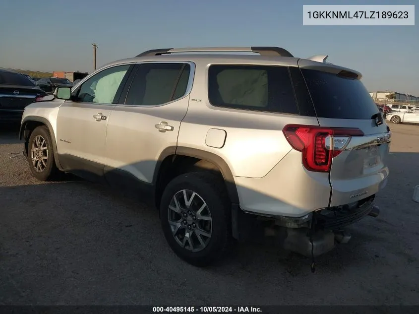 1GKKNML47LZ189623 2020 GMC Acadia Slt