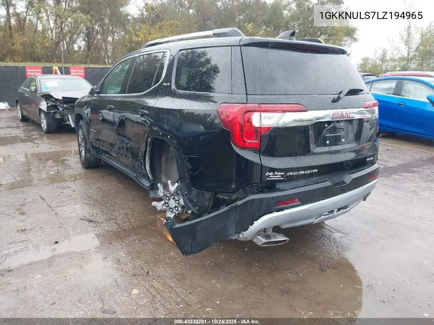 1GKKNULS7LZ194965 2020 GMC Acadia Awd Slt