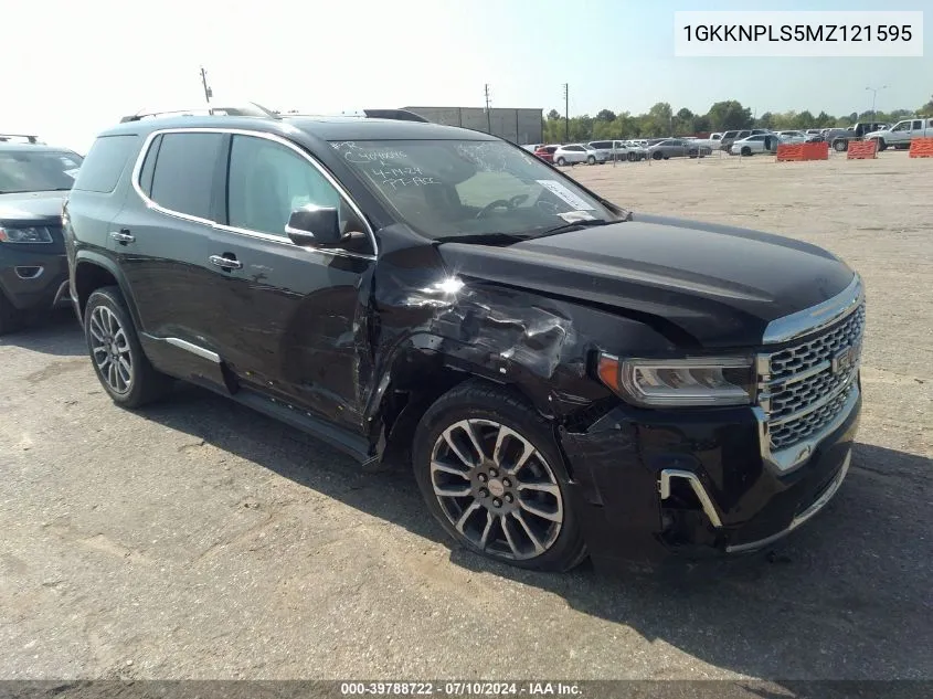 1GKKNPLS5MZ121595 2021 GMC Acadia Fwd Denali