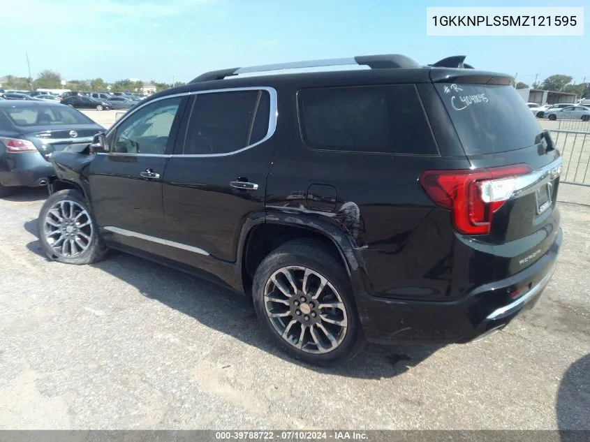 1GKKNPLS5MZ121595 2021 GMC Acadia Fwd Denali