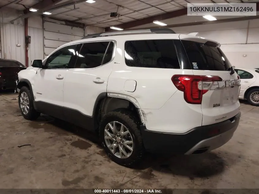 1GKKNULS1MZ162496 2021 GMC Acadia Awd Slt