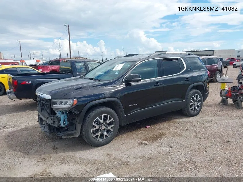 1GKKNKLS6MZ141082 2021 GMC Acadia Fwd Sle