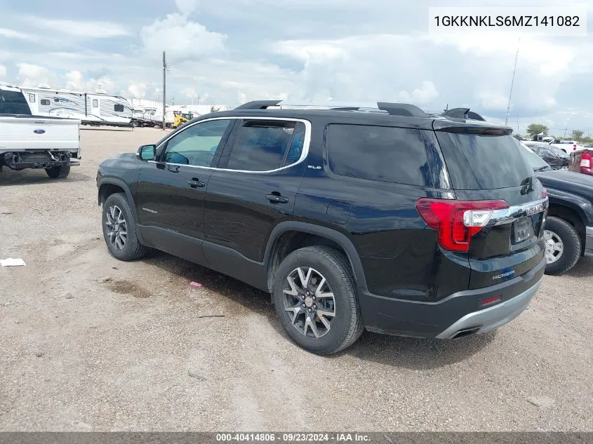 1GKKNKLS6MZ141082 2021 GMC Acadia Fwd Sle