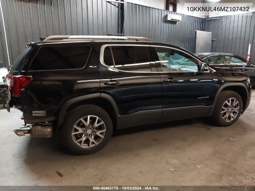 1GKKNUL46MZ107432 2021 GMC Acadia Awd Slt