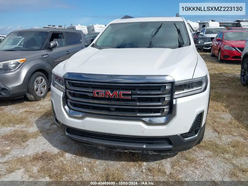 1GKKNLLSXMZ223130 2021 GMC Acadia At4