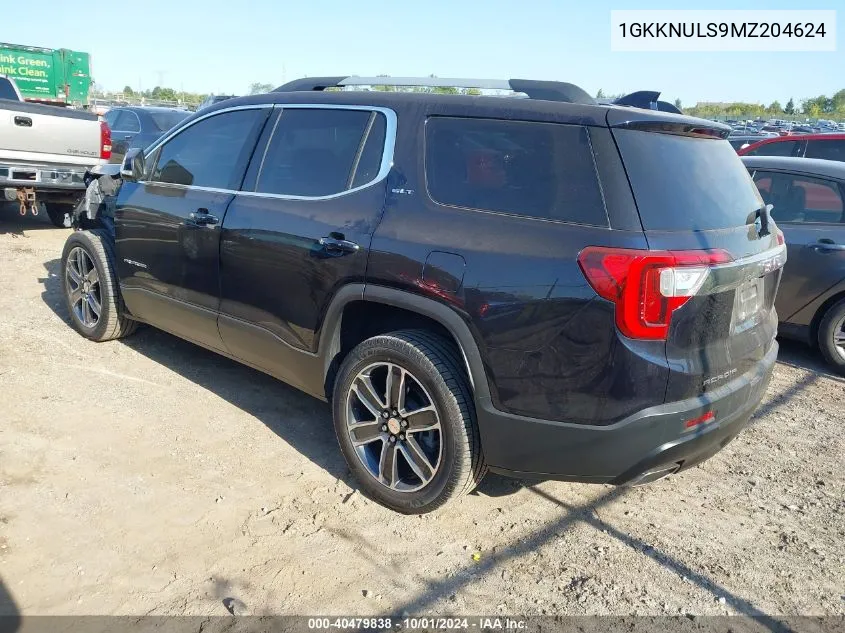 1GKKNULS9MZ204624 2021 GMC Acadia Awd Slt