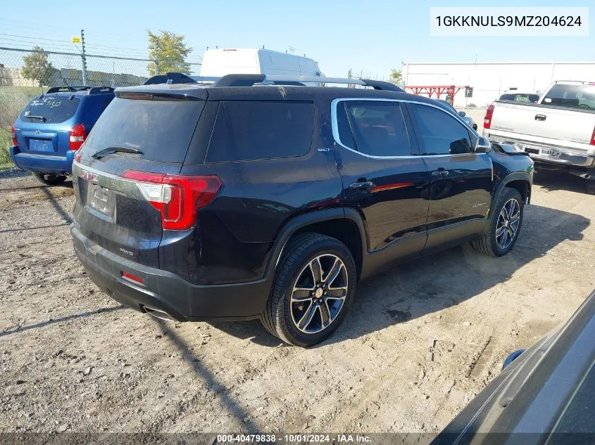 1GKKNULS9MZ204624 2021 GMC Acadia Awd Slt