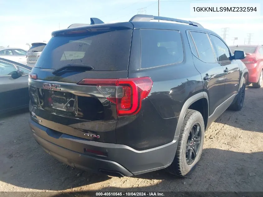 1GKKNLLS9MZ232594 2021 GMC Acadia Awd At4