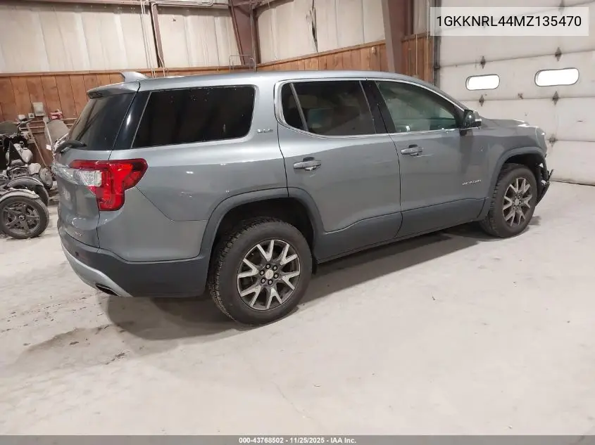 1GKKNRL44MZ135470 2021 GMC Acadia Awd Sle