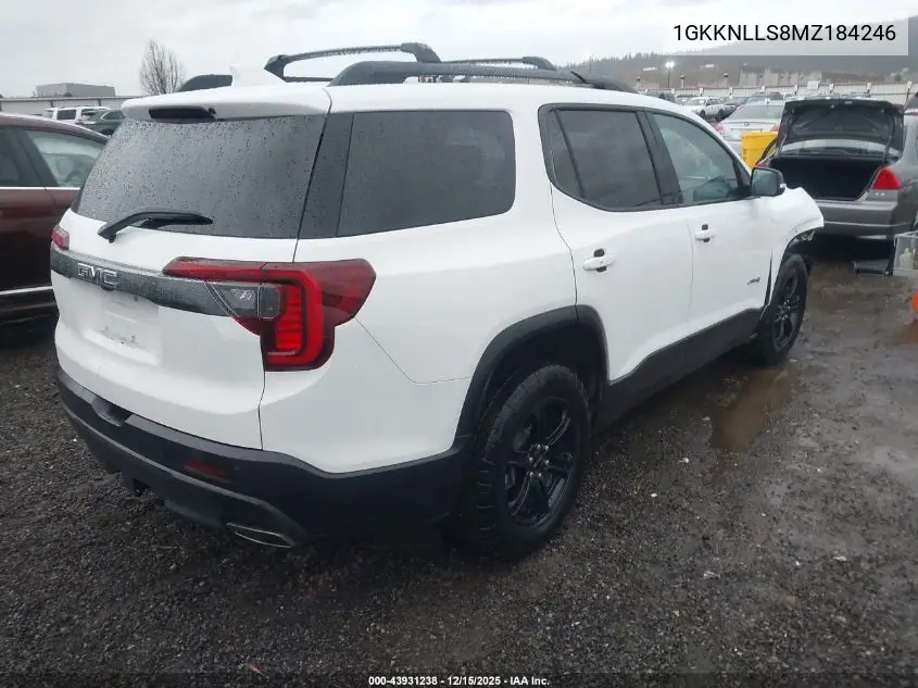 1GKKNLLS8MZ184246 2021 GMC Acadia Awd At4