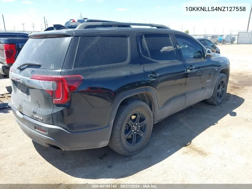 1GKKNLLS4NZ127558 2022 GMC Acadia At4