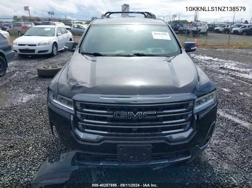 1GKKNLLS1NZ138579 2022 GMC Acadia At4