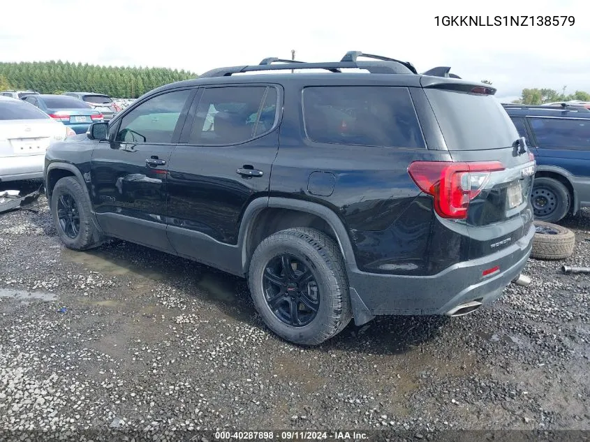 1GKKNLLS1NZ138579 2022 GMC Acadia At4