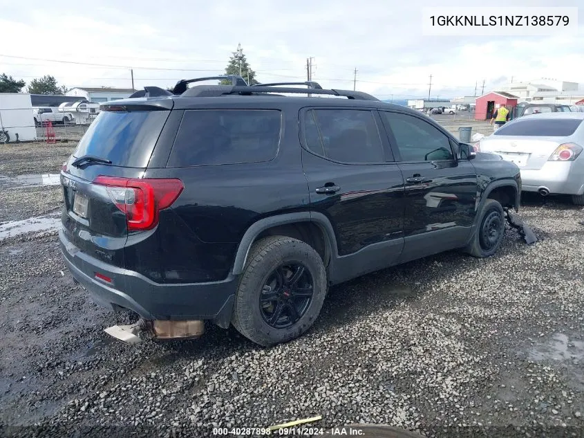 1GKKNLLS1NZ138579 2022 GMC Acadia At4