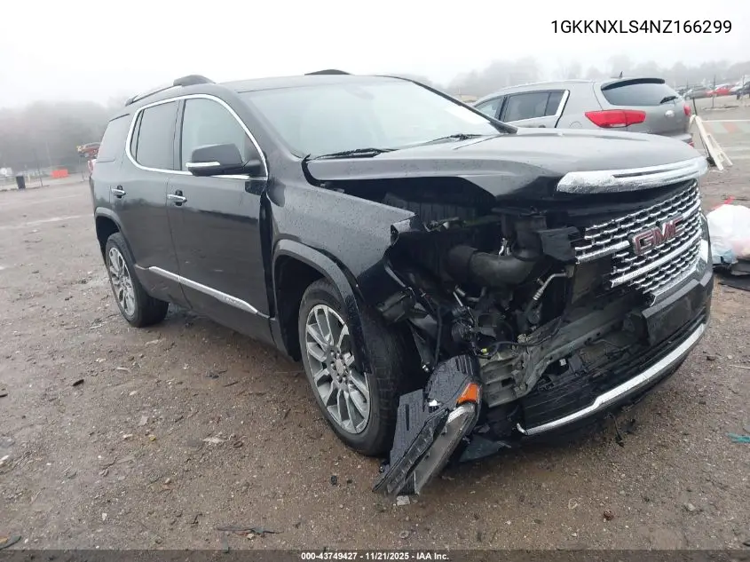 1GKKNXLS4NZ166299 2022 GMC Acadia Awd Denali