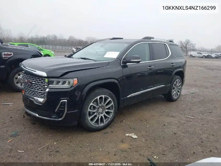 1GKKNXLS4NZ166299 2022 GMC Acadia Awd Denali