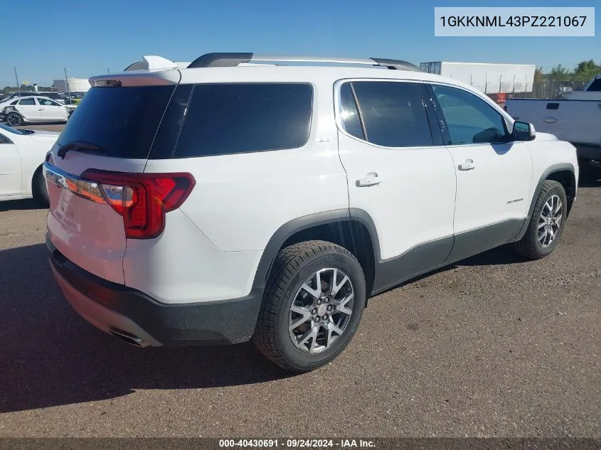 1GKKNML43PZ221067 2023 GMC Acadia Slt