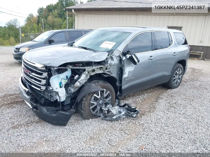 1GKKNKL45PZ241387 2023 GMC Acadia Fwd Sle