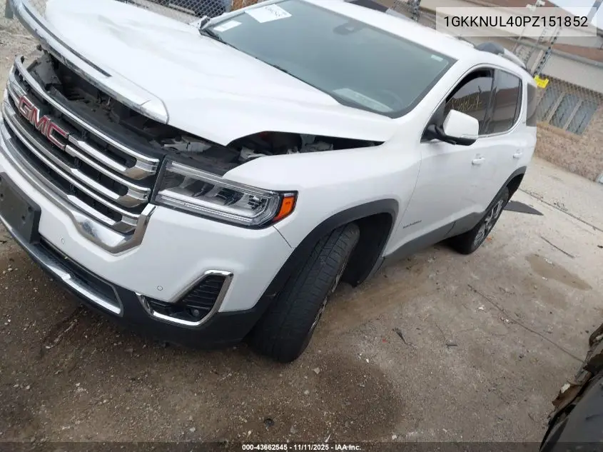 1GKKNUL40PZ151852 2023 GMC Acadia Slt