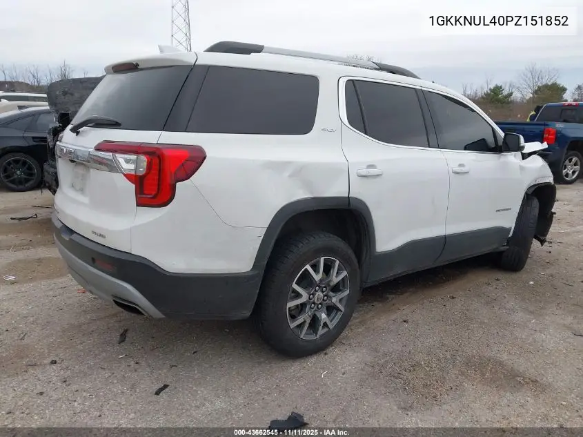 1GKKNUL40PZ151852 2023 GMC Acadia Slt