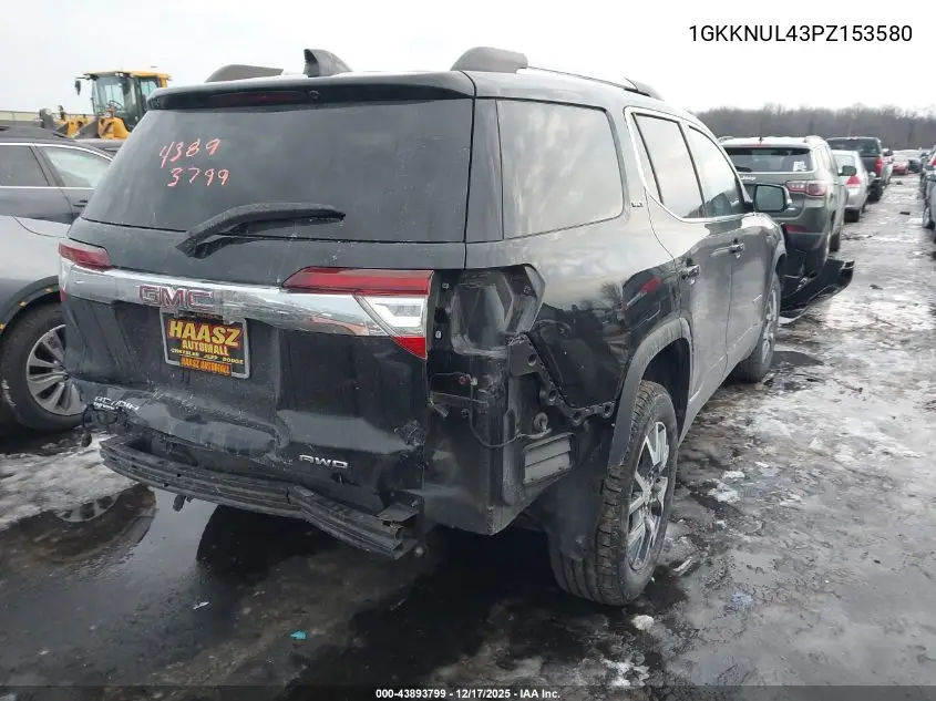 1GKKNUL43PZ153580 2023 GMC Acadia Slt
