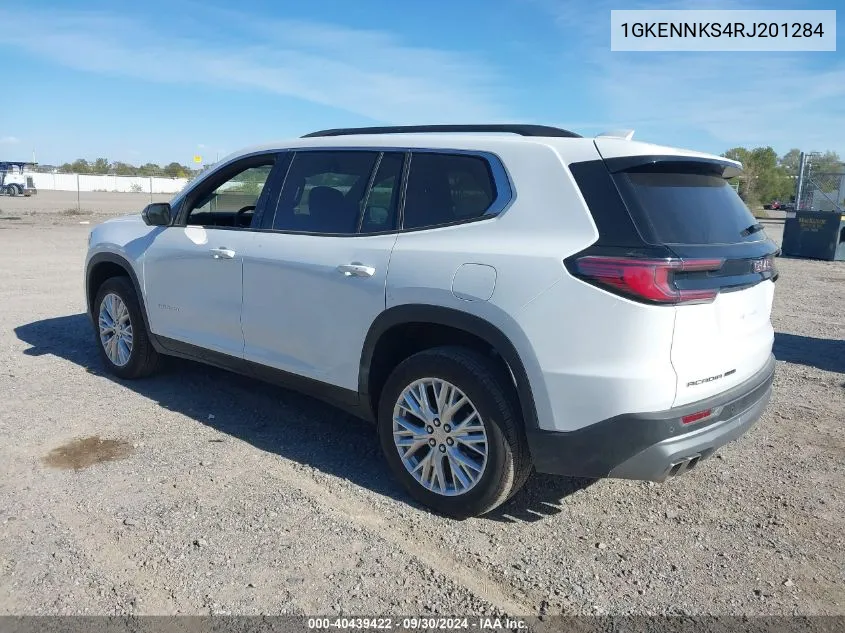 1GKENNKS4RJ201284 2024 GMC Acadia Awd Elevation