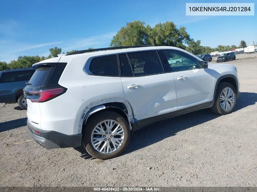 1GKENNKS4RJ201284 2024 GMC Acadia Awd Elevation