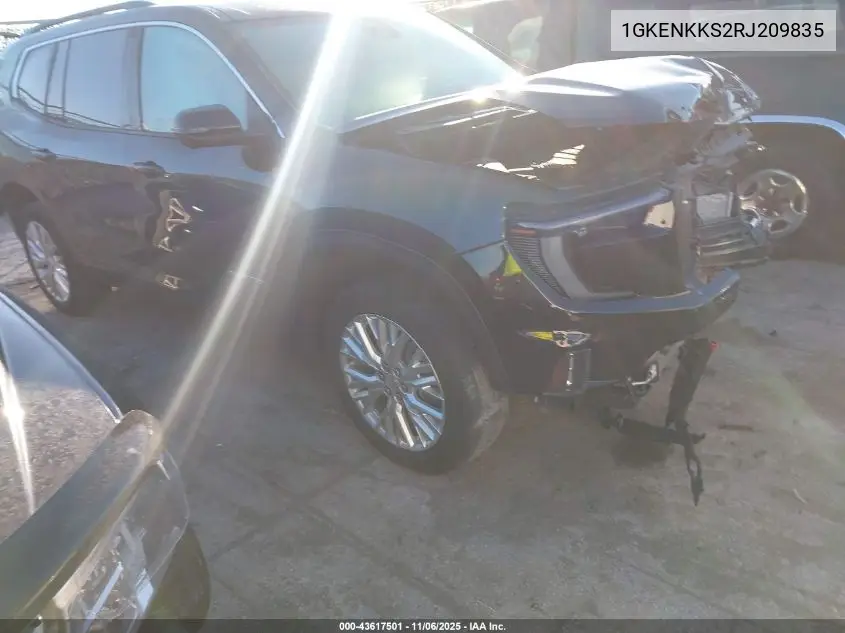 1GKENKKS2RJ209835 2024 GMC Acadia Fwd Elevation