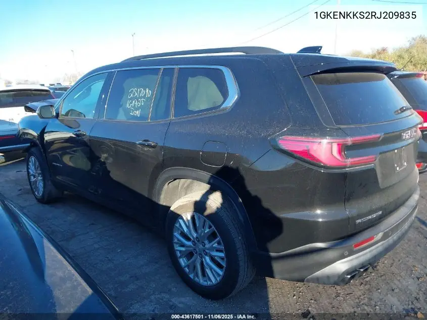 1GKENKKS2RJ209835 2024 GMC Acadia Fwd Elevation